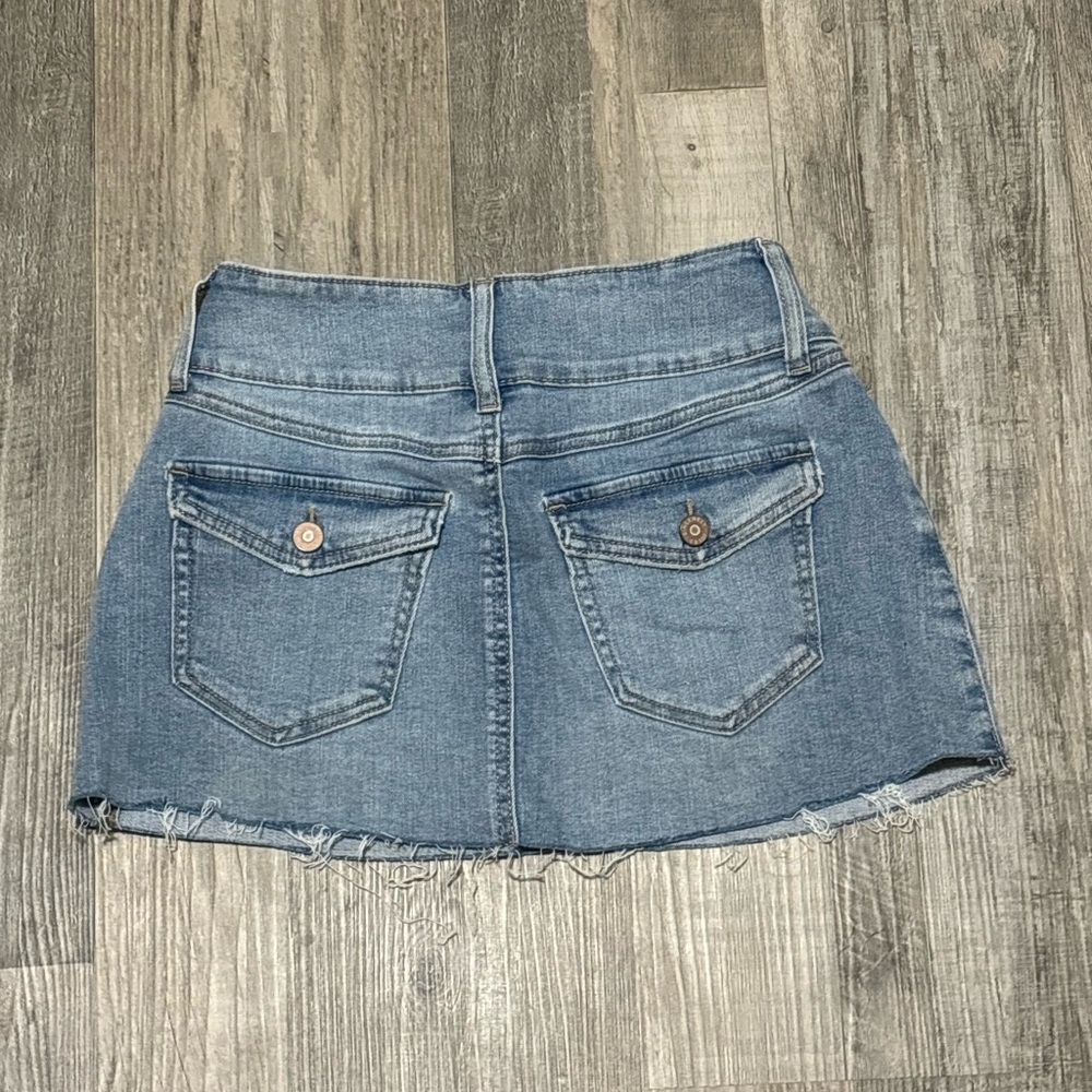 Denim Mini Skirt - Picture 2 of 3